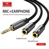 Enhance Audio Sharing with Earldom 3.5mm Mic Earphone Splitter Cable ET-AUX202